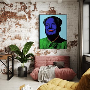 Image of Mao Trump, Blue - Digital Print