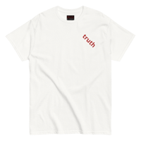 Image 6 of Truth Embroidered White Classic Tee