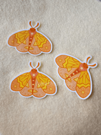 Image 2 of Sun and Moon Moth | Stickers