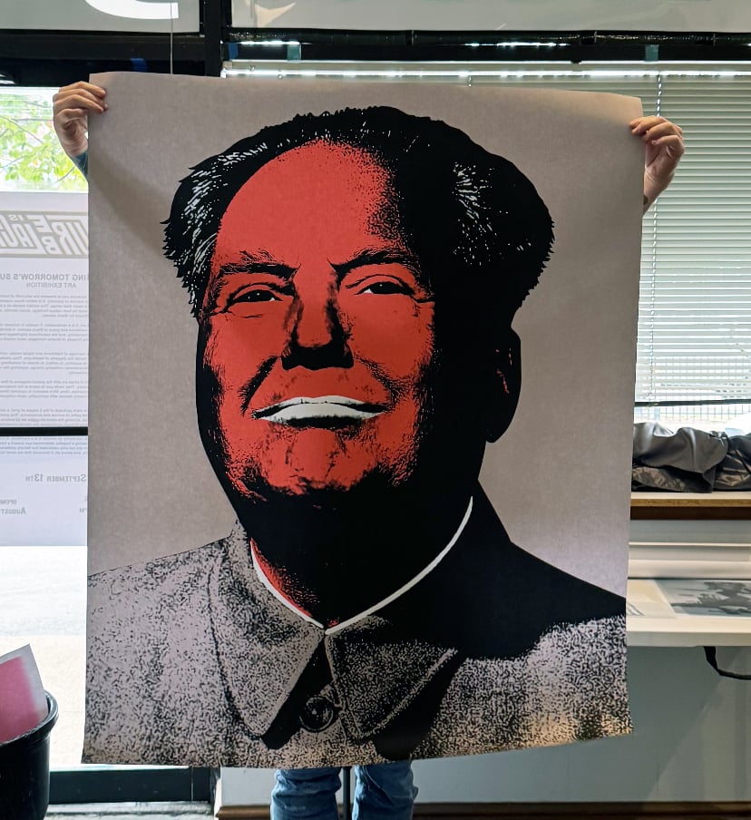 Image of Mao Trump, Orange - Digital Print