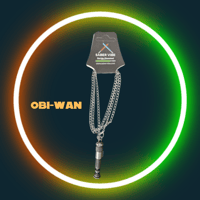 Image 1 of Zinc Alloy lightsaber necklace