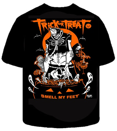 Image of  SMELL MY FEET  - Mens shirt - few left 