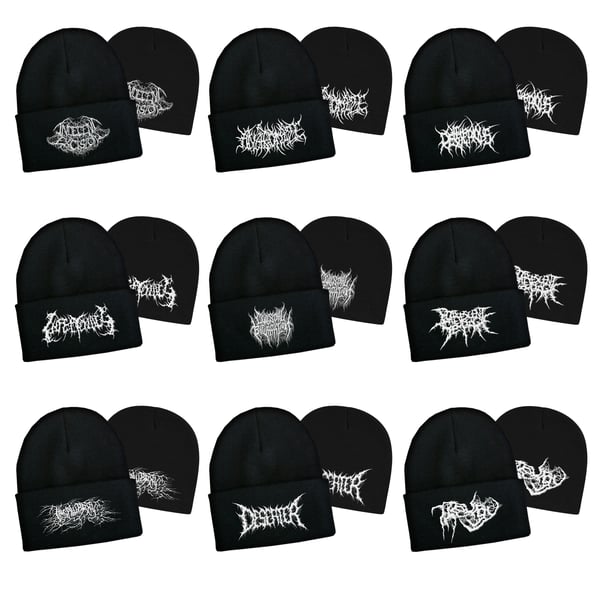 Image of NSE BAND LOGO BEANIES - IN STOCK