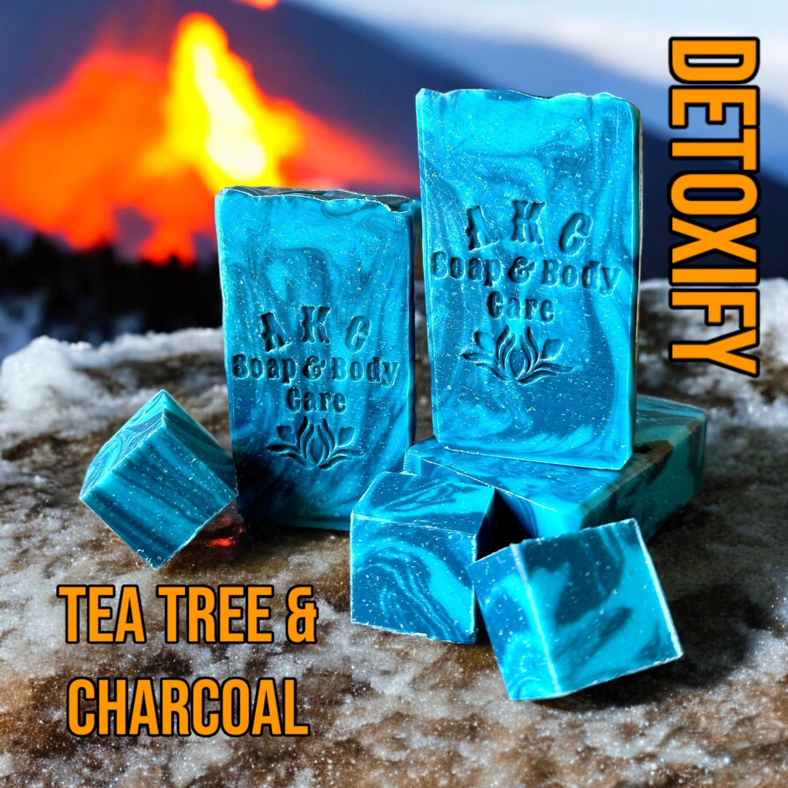 Image of Tea Tree & Charcoal CP Soap