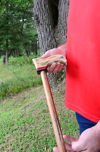 Image 1 of Patriotic Proud to be American Cane, Solid Elegant Cane, 37 inch Red, White and Blue Cane