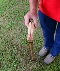 Image 10 of Patriotic Proud to be American Cane, Solid Elegant Cane, 37 inch Red, White and Blue Cane