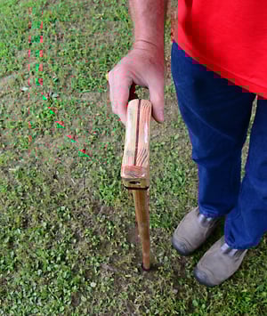 Image of Patriotic Proud to be American Cane, Solid Elegant Cane, 37 inch Red, White and Blue Cane