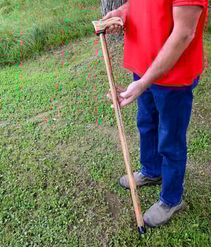 Image of Patriotic Proud to be American Cane, Solid Elegant Cane, 37 inch Red, White and Blue Cane