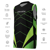 Image 4 of Mean Green Elevate Recycled Basketball Jersey