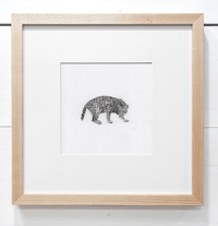 Image 2 of Ocelot by Danika Ostrowski - Framed Original Drawing