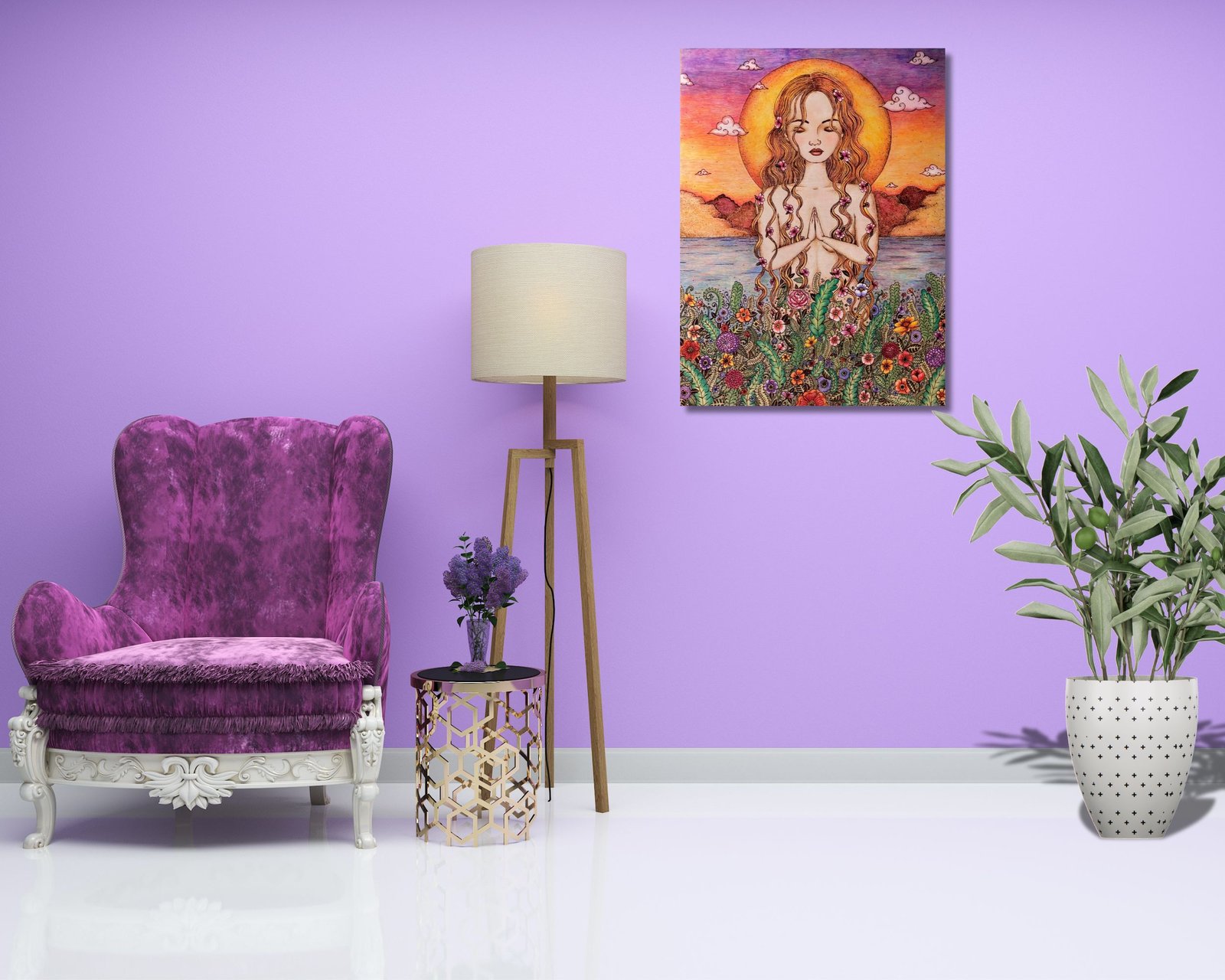 Prayers for Peace in a Troubled World” Original Artwork