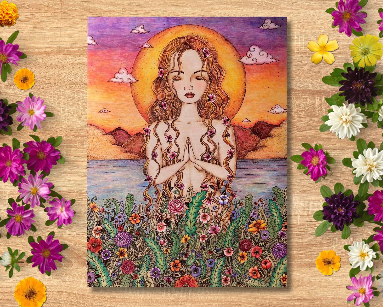 Prayers for Peace in a Troubled World” Original Artwork