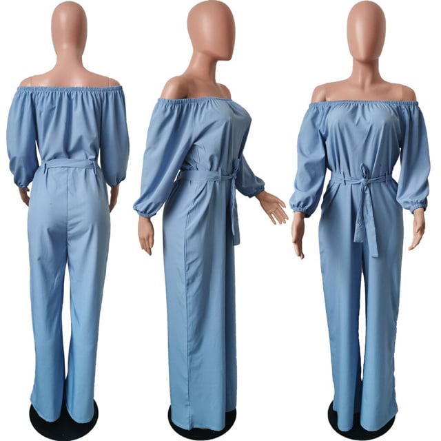 Image of Posh Denim Romper