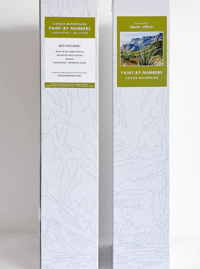 Image 3 of Chisos Mountains by Danika Ostrowski - Big Bend Paint by Number