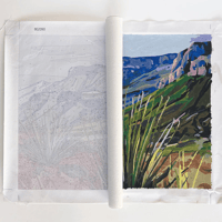 Image 5 of Chisos Mountains by Danika Ostrowski - Big Bend Paint by Number