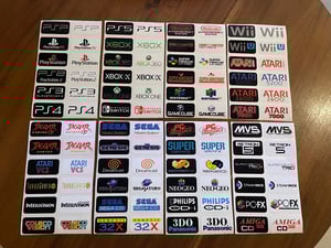 Image of Video Game System/Console Labels for Storage & Organization - Custom Labels