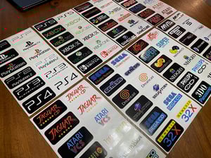 Image of Video Game System/Console Labels for Storage & Organization - Custom Labels
