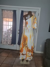 Image 4 of One Should Maxi Style Yellow Tone Dress