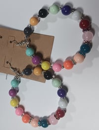 Women's Beaded Multi-Colored Earrings