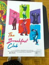 THE BREAKFAST CLUB Artist Print silkscreen