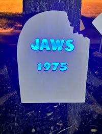 Image 2 of Custom Personalized LED Halloween Tombstone Decor 