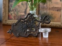 Image 1 of Antique Ornamental Black Cast Iron Trivet