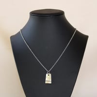 Image 1 of Mini abalone necklace (trapezoid)