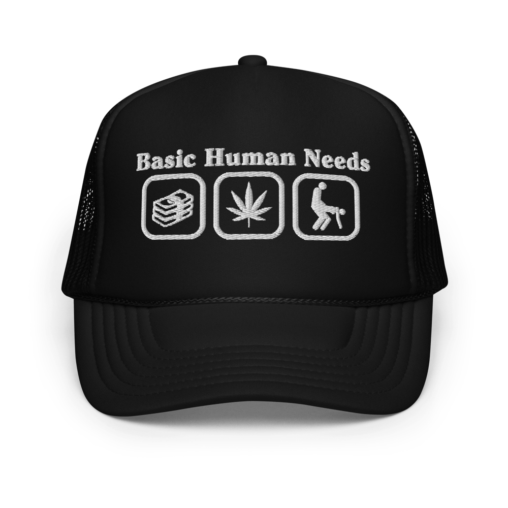 Image of Basic Human Needs [trucker hat]