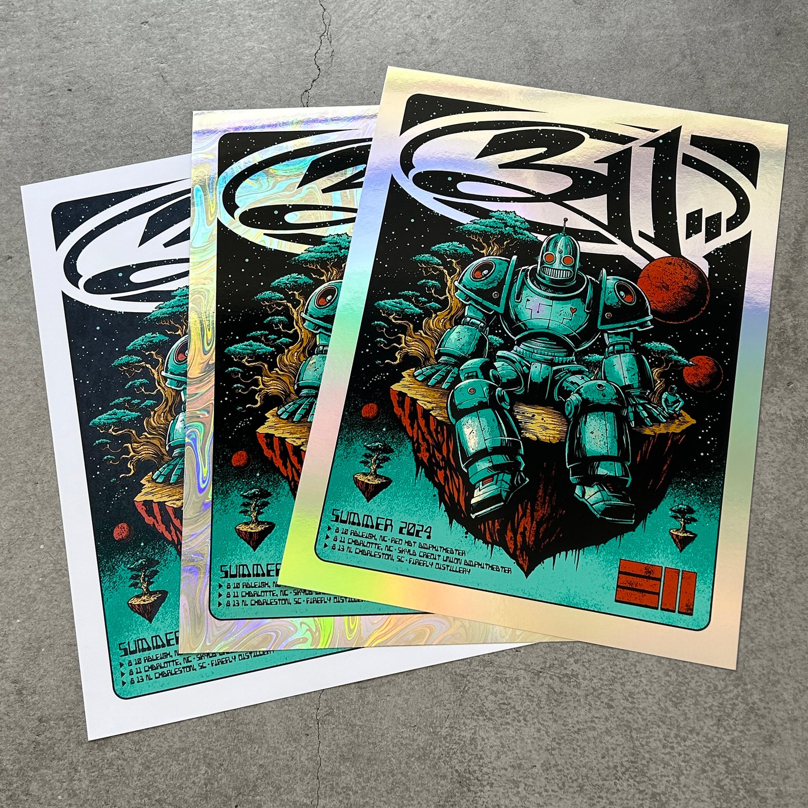 F4D Studios — 311 Summer 2024 Robot Posters