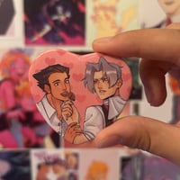 Image 4 of Yuri / Yaoi Heart Buttons