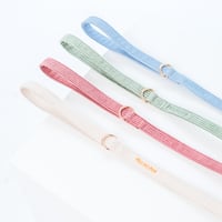 Image 2 of MILANO CORDUROY LEASH - DUSTY PINK