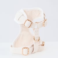 Image 5 of MILANO CORDUROY HARNESS - CREME BRULEE