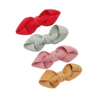 Image 1 of MILANO CORDUROY HAIR BOW