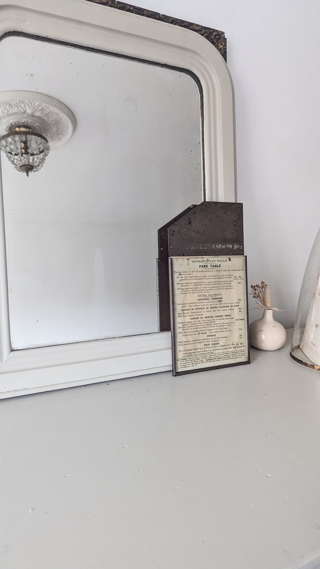 Panneau de Taxi anglais