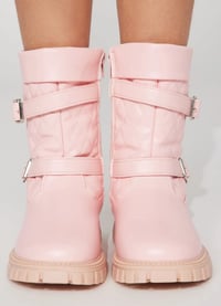 Image 2 of Blush Combat Boots