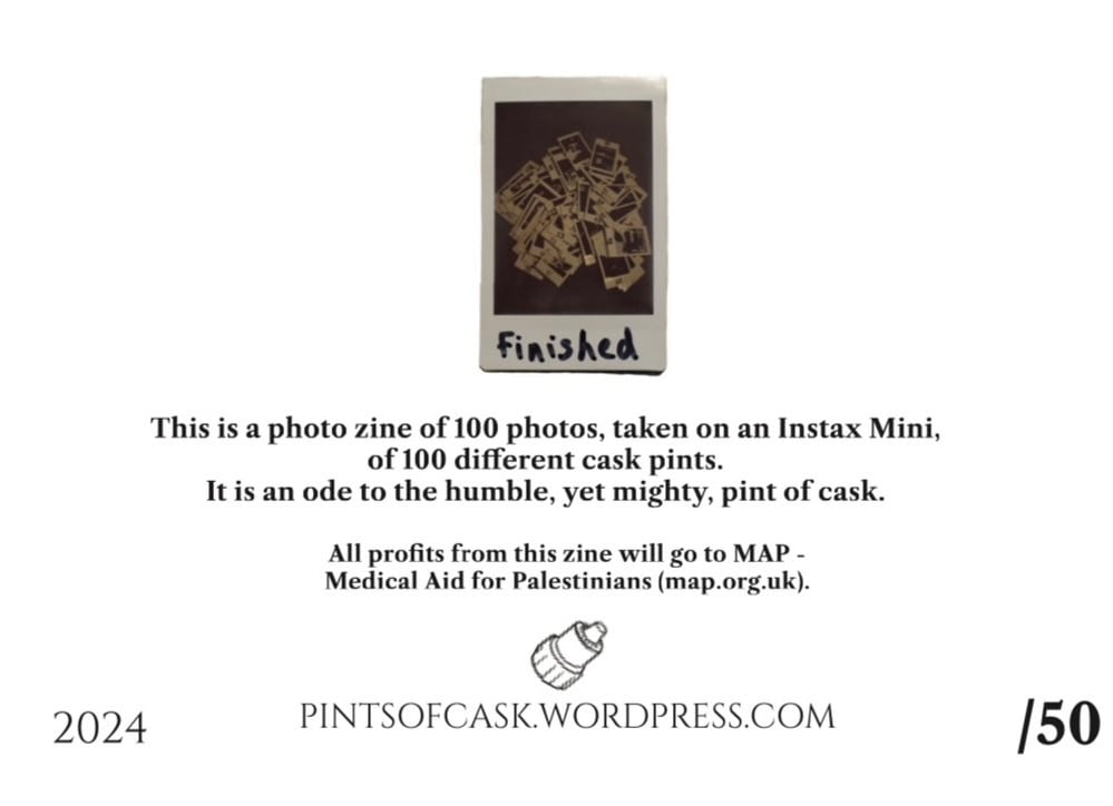 Image of 100 Instant Cask Pints Zine