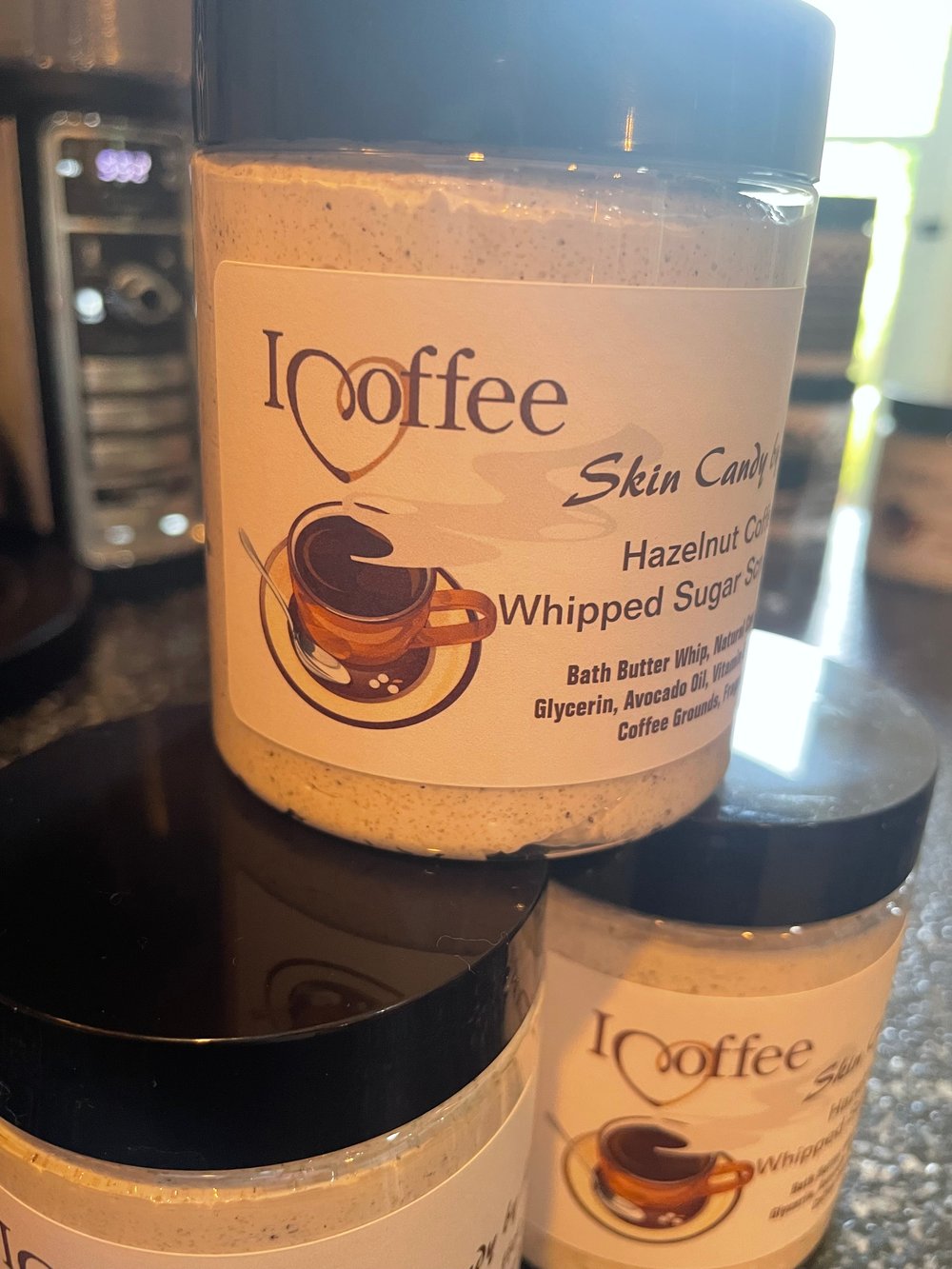 Hazelnut Coffee Whipped Sugar Scrub Soap