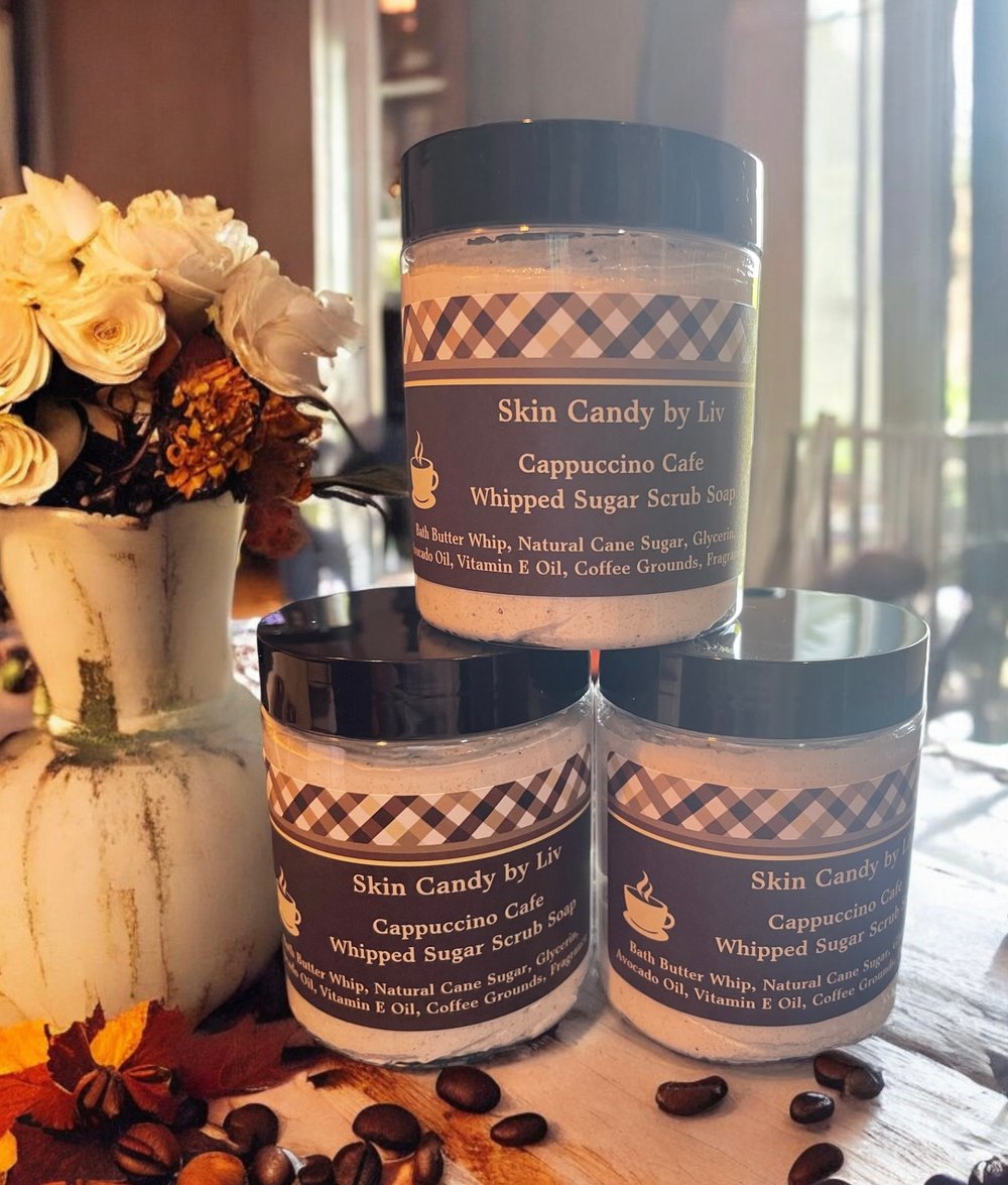 Cappuccino Cafe Whipped Sugar Scrub Soap