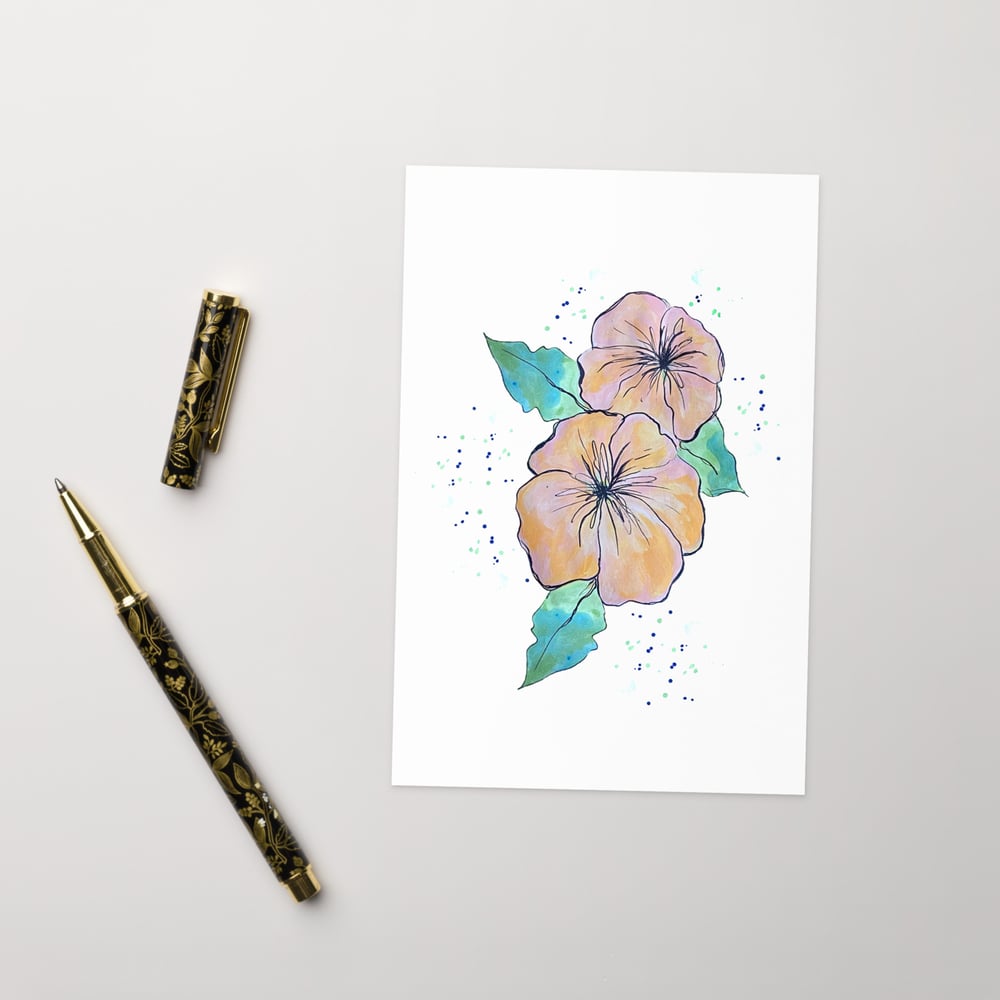 Image of Hibiscus Card