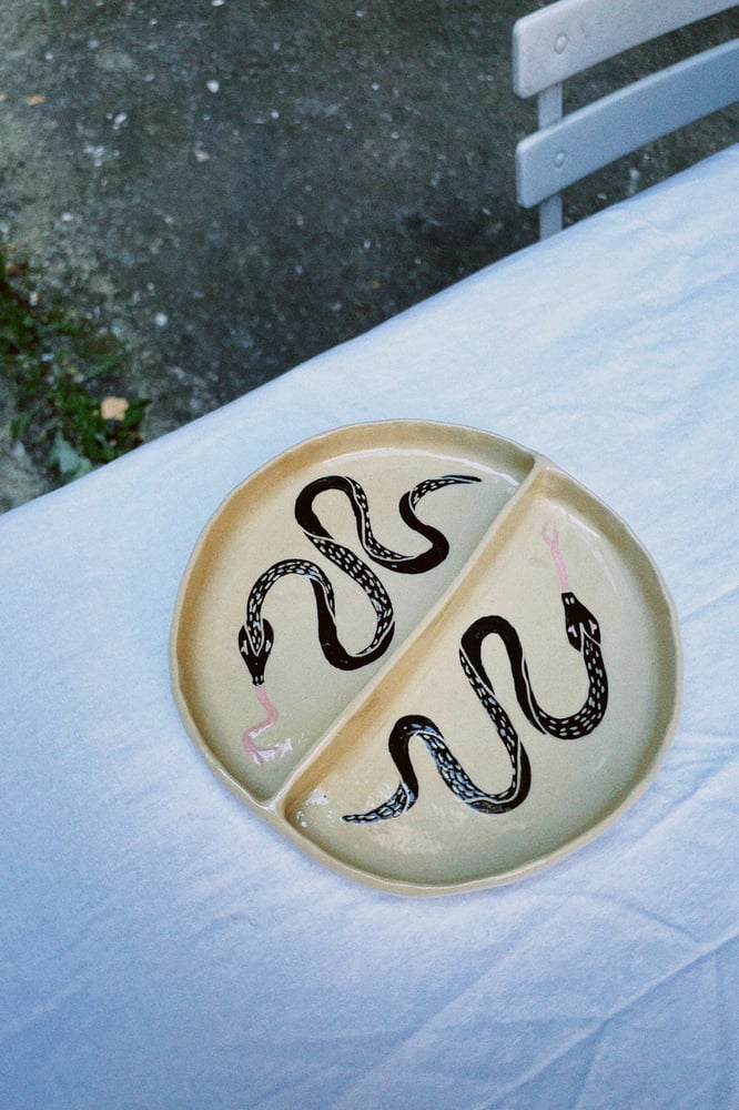 Image of Snake snacking plate