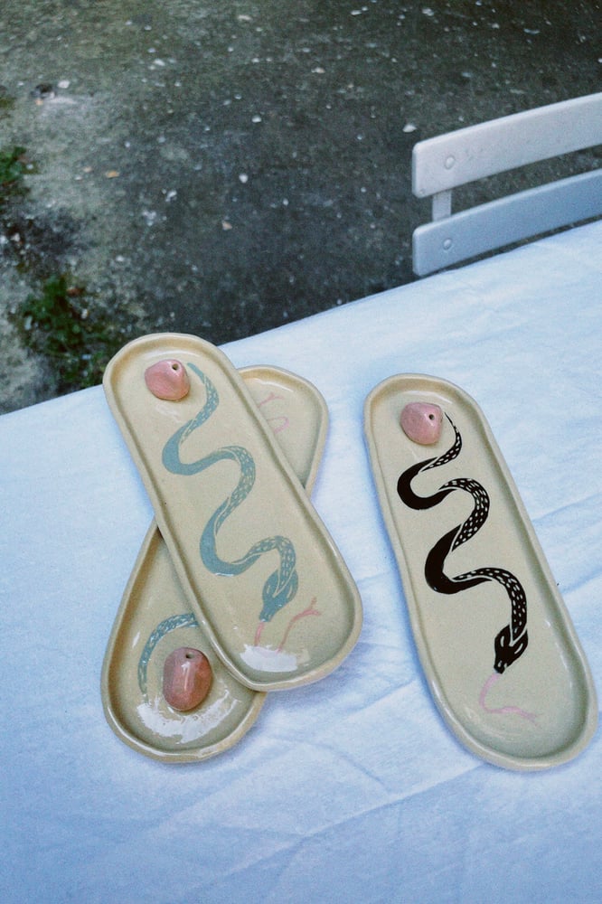 Image of Snake incense holder