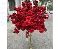 Image 2 of Red artificial flowers Centerpieces pieces 80cm 