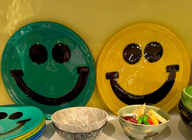 Image of Smiley Plates  (new colors and two sizes!)