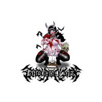 Demon Doll logo sticker