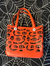 Image 1 of Pumpkins 🎃 Large Halloween bogg bag 