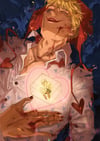in his heart's core - Corazón Print