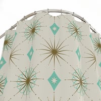 Image 2 of Starburst Aquarelle Shower Curtain
