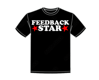 Feedback Star - Black Tee