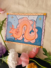 Image 2 of Axolotl Dragon || Print