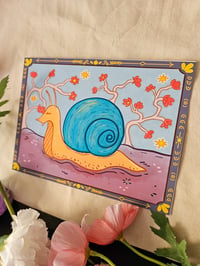 Image 2 of Blue Shell Snail || Print